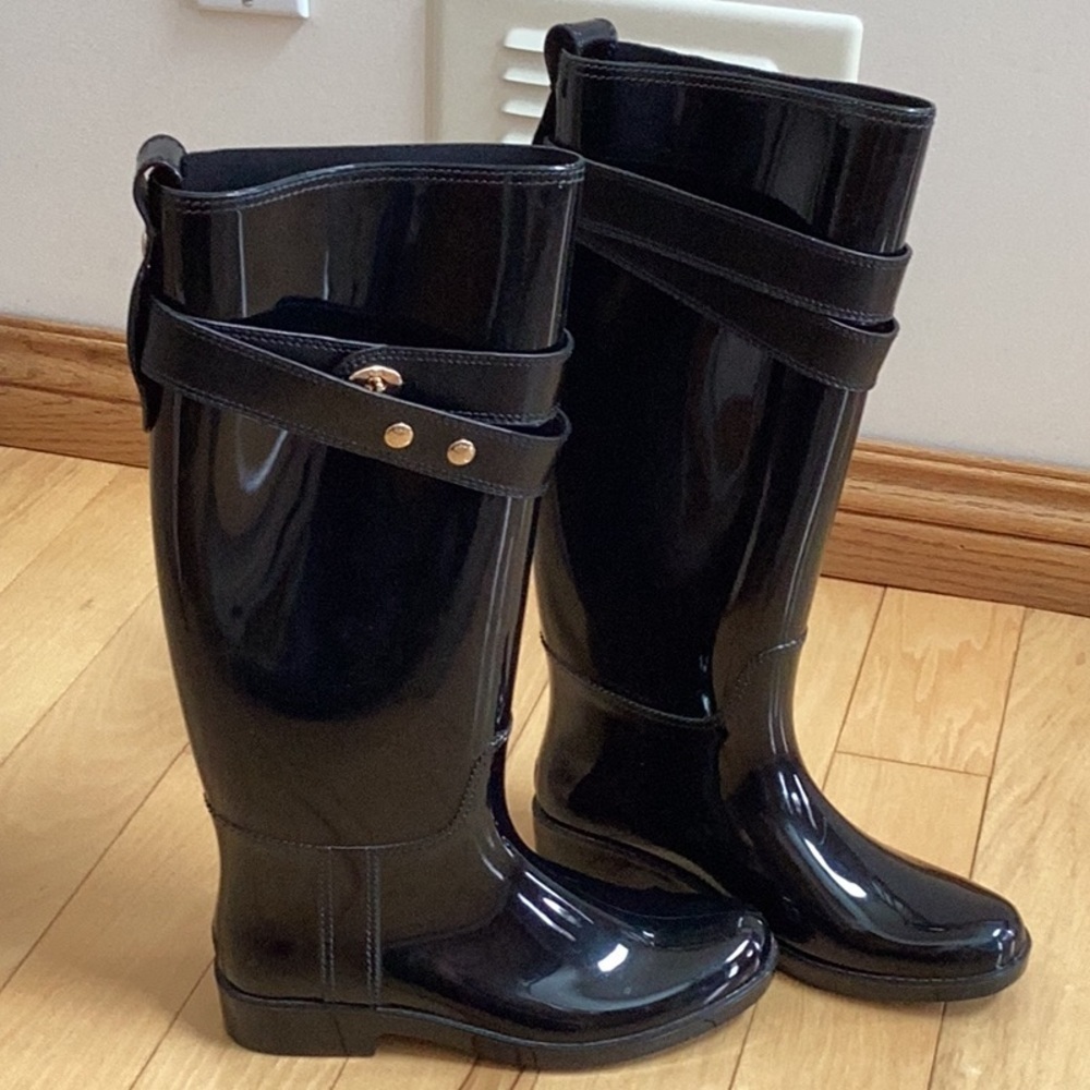Coach Talia Rubber Rainboots size 6 - Picture 3 of 16